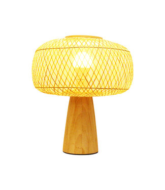 Fine Asianliving Tischlampe Bambus - Hazel D28xH33cm