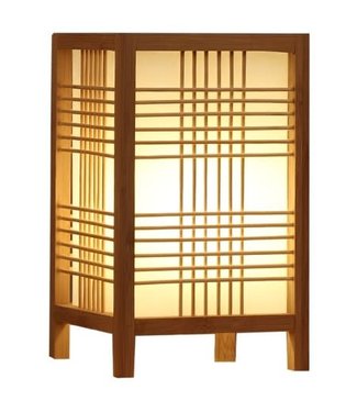 Fine Asianliving Japanese Table Lamp Natural - Hokkaido W15xD15xH25cm