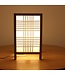 Japanese Table Lamp Natural - Hokkaido W15xD15xH25cm