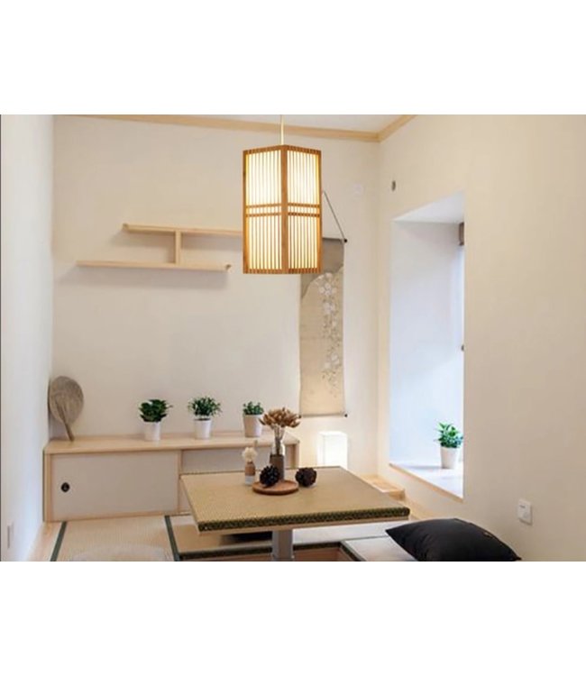 Japanese Lamp Natural - Kobe W17xD17xH37cm