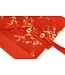 Chemin de Table Chinois Rouge Fleurs 33x190cm