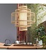 Bamboo Pendant Lamp Lampshade Handmade Natural - Leona D60xH60cm