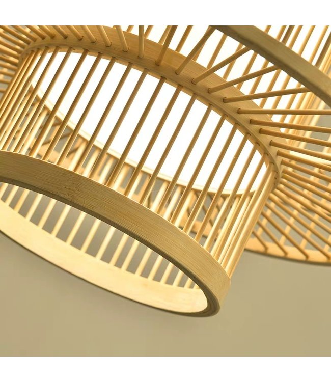 Suspension en Bambou Fait Main - Leona D60xH60cm