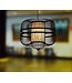 Suspension en Bambou Noir Fait Main - Laurent D50xH46cm