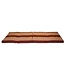 Matelas Thaï Pliable en Coton et Kapok XXXL 80x200x8cm Rouge Orange