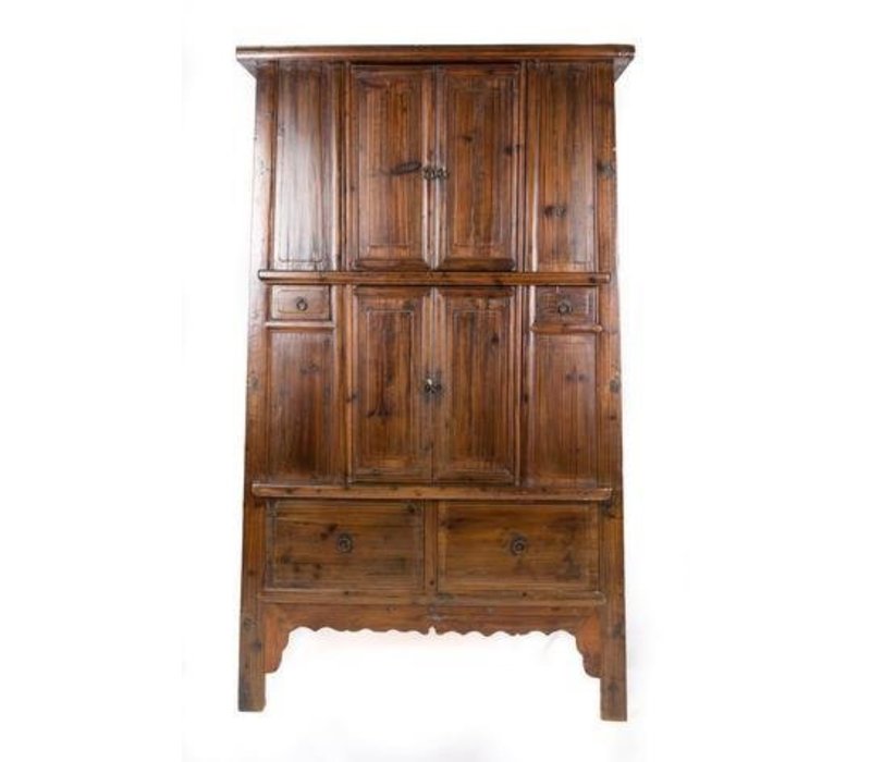 Fine Asianliving Chinesischer Schrank mit Schubladen Groß