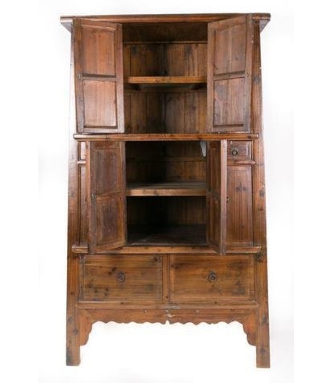 Antiker Chinesischer Schrank Groß B119xT64xH207cm