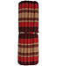 Thai Mat Rollable Mattress 200x100x4.5cm Burgundy Red