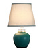 Chinesische Tischlampe Matt Jade D28xH44cm