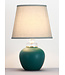 Chinesische Tischlampe Matt Jade D28xH44cm