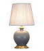 Oriental Table Lamp Porcelain Crackle Grey W25xD25xH53cm