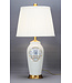 Chinesische Tischlampe Modern Lotus D42xH81cm