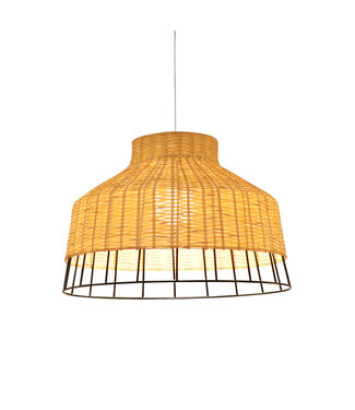 Fine Asianliving Bamboe Industrieel Hanglamp Handgemaakt - Trinity D40xH28cm