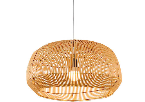 Fine Asianliving Lampe Bambus Webbing Handgefertigt - Ariel D73xH40cm