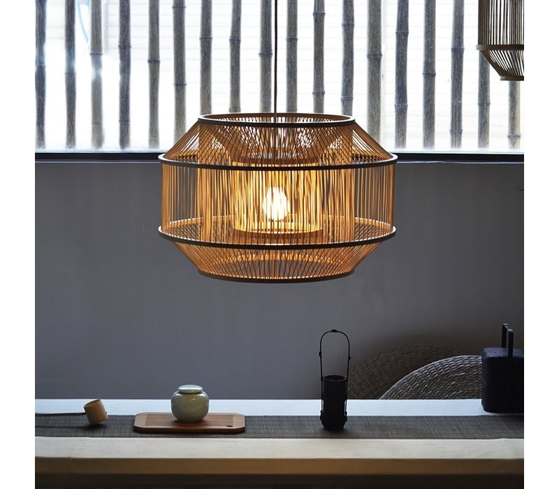 bamboo pendant shade