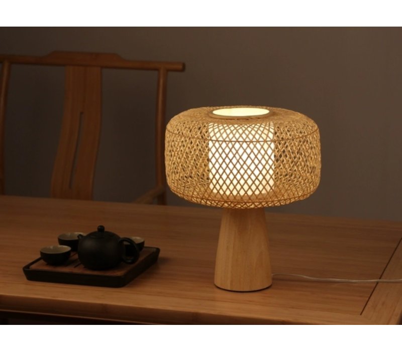 Bamboo Table Lamp - Hazel D28xH33cm