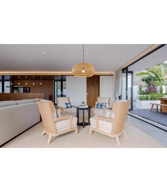 Bamboo Lampshade Pendant Light Handmade - Ariel D73xH40cm