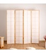 Japanese Room Divider 4 Panels W180xH180cm Privacy Screen Shoji Rice-paper Natural