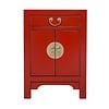 Fine Asianliving Comodino Cinese Rosso - Lucky Red L42xP35xH60CM