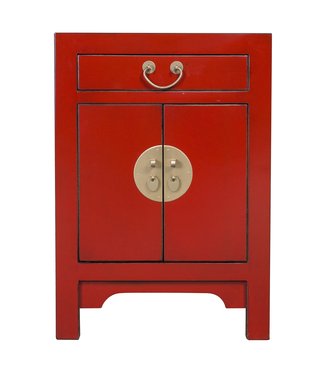 Fine Asianliving Chinees Nachtkastje Lucky Rood - Orientique Collectie B42xD35xH60cm