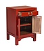Mesita De Noche China Lucky Rojo - Orientique Colección An42xP35xAl60cm