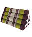 Fine Asianliving Cuscino Triangolare Cuscino per Meditazione Tailandese 50x30cm Verde