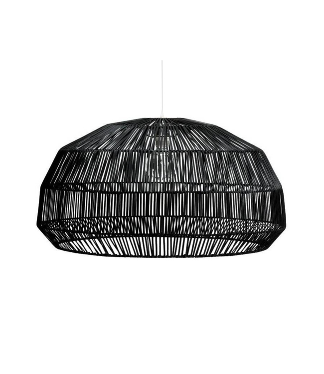 Bamboo Hanging Lamp Black - Andy D53xH30cm