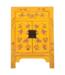 Armadio Cinese Giallo Farfalle Dipinti a Mano L58xP37xA85cm