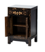 Armoire Chinoise Noire Papillons Peints à la Main L58xP37xH85cm