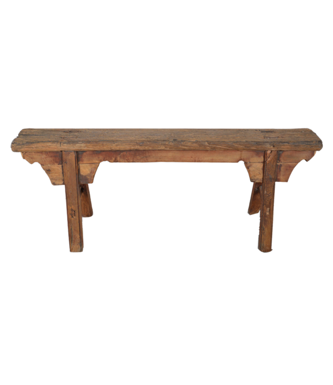 Antique Chinese Bench W128xD16xH53cm