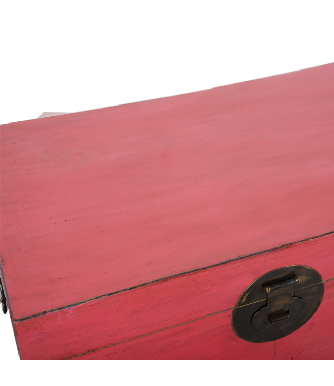 Cofre Chino Antiguo Rosa Rosa Brillante An93xP60xH43