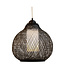Fine Asianliving Lampe á Suspension Bambou Noir Robinson D41xH35cm