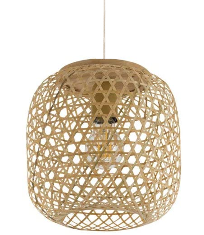 Bamboe Webbing Hanglamp Sakiya D25xH30cm