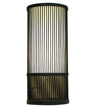 Fine Asianliving Bambus Tischlampe Black Mark D18xH42cm