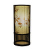 Fine Asianliving Lampe de Table en Bambou Noir Elijah D18xH42cm