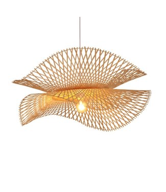 Fine Asianliving Bamboe Hanglamp Kyra D55xH32cm Naturel