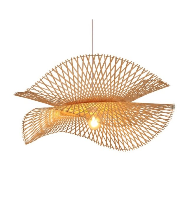 Bamboe Hanglamp Kyra D55xH32cm Naturel