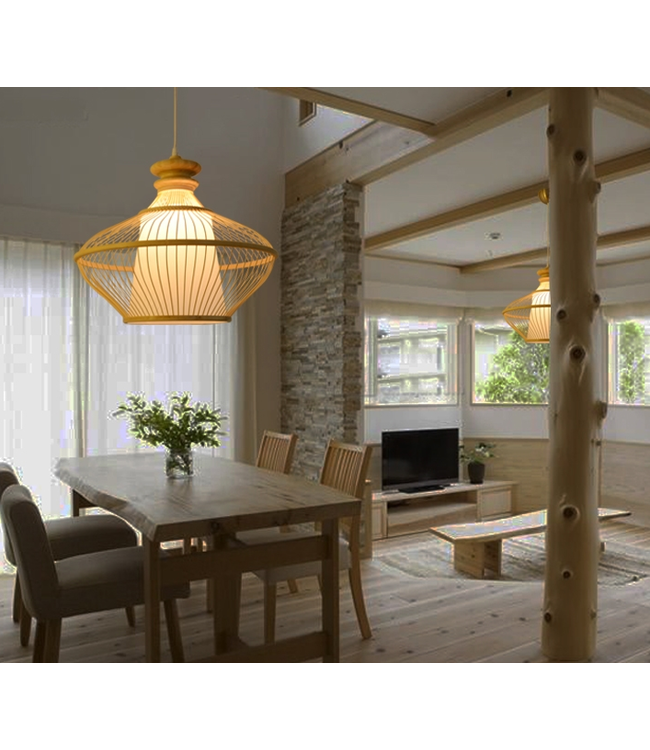 Bamboe Hanglamp Handgemaakt - Ophelia