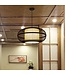 Bamboo Pendant Lamp Black Ceiling Lampshade Handmade - Jake