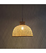 Bamboo Lampshade Pendant Light Handmade - Payton D40xH29cm