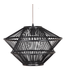 Fine Asianliving Bamboo Lampshade Pendant Light Black Handmade - Ocean D46xH31cm