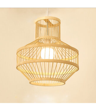 Fine Asianliving Bamboo Pendant Light Handmade - Maggie D34xH35cm