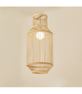 Fine Asianliving Bamboo Pendant Light Handmade - Myrle D25xH47cm