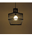 Bamboo Pendant Light Black Handmade - Melvin D34xH35cm