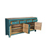 Chinese Dressoir Teal Blauw B180xD40xH85cm