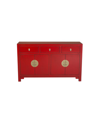 Fine Asianliving Buffet Chinois Lucky Red L140xP35xH85cm - Collection Orientique