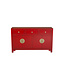 Chinese Sideboard Lucky Red W140xD35xH85cm - Orientique Collection