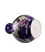 Vase Chinois Porcelaine Fleurs Marines D37xH58cm
