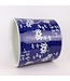 Chinese Bloempot Blauw Handgeschilderd Bloesems D22xH20cm