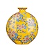 Fine Asianliving Chinesische Vase Porzellan Gelbe Blumen Handgemalt B32xT12xH34cm